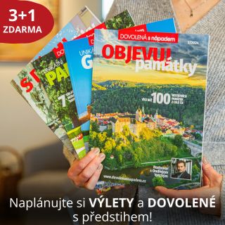 Nový magazín OBJEVUJ Památky můžete koupit také ve výhodném balíčku, kde společně s touto novinkou získáte magazín PARKY A...